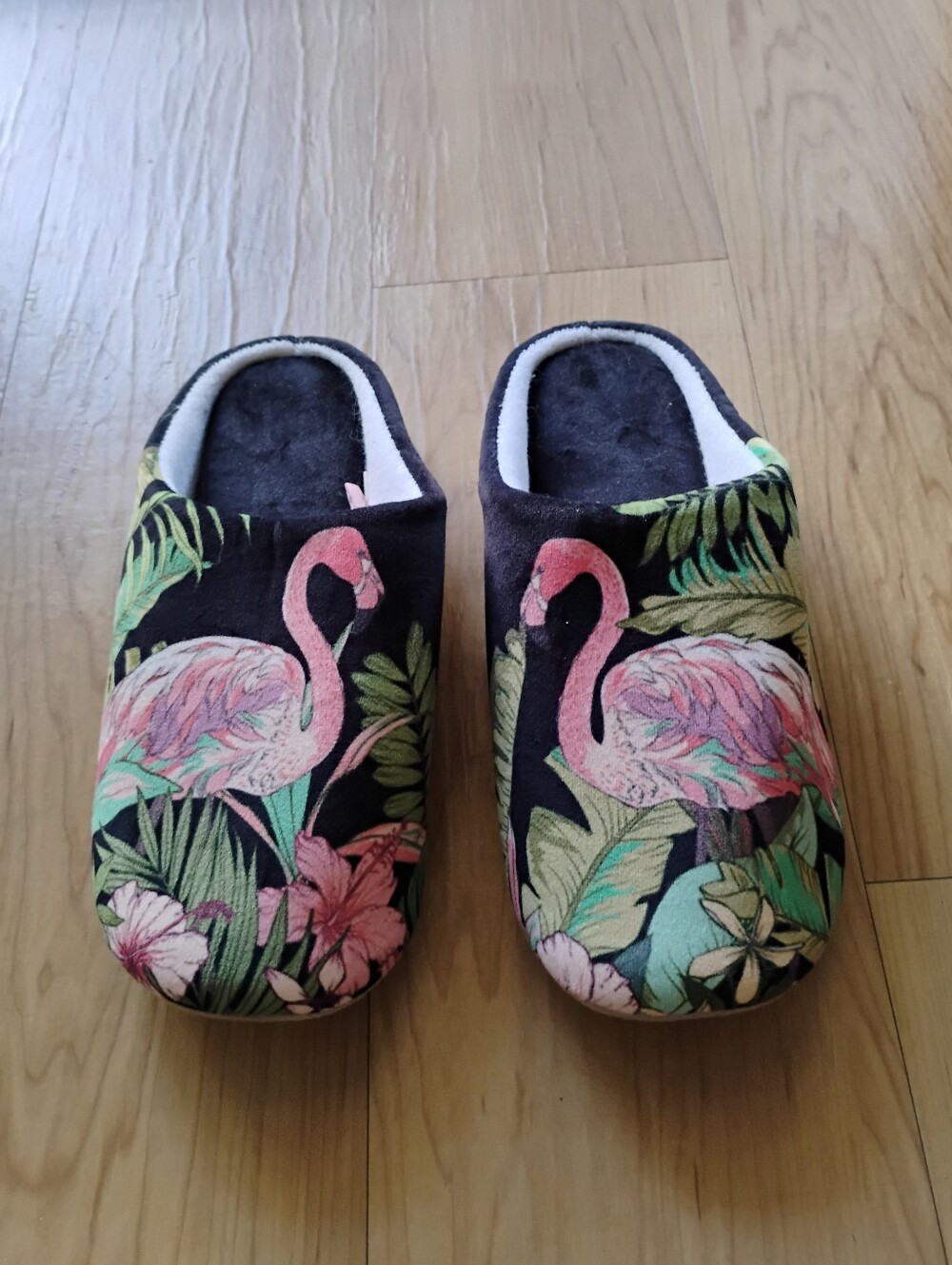 Flamingo Scuff Slippers Size 7